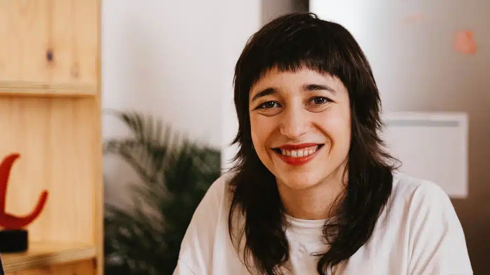 Paulita Pappel en una entrevista, directora y coordinadora de intimidad